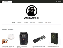 Tablet Screenshot of camerasocultas.com